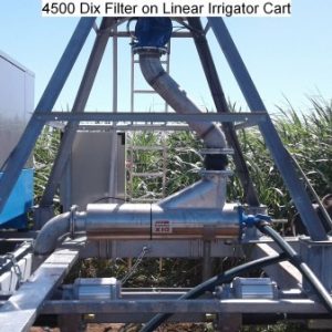 4500 Dix Filter on Linear Irrigator Cart